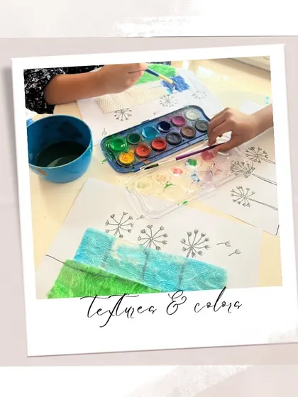 These images capture the process and joy of our various painting and drawing sessions, from pencil shading warm-ups to finished floral bouquets.