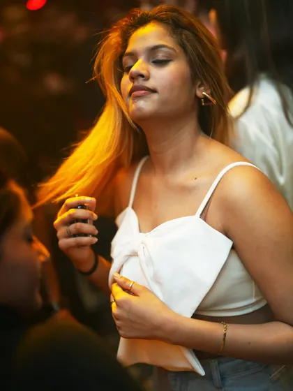 Lost in the music, feeling every beat.