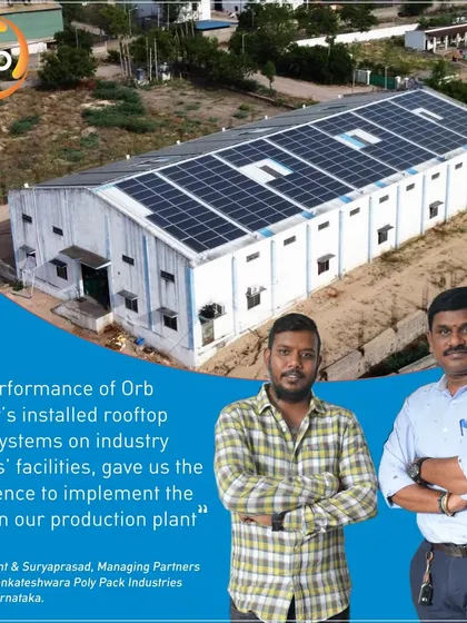 Lakshmi Venkateshwara Poly Pack Industries chose us after seeing our successful installations for other leaders in the plastic woven bag industry. Their 180-kilowatt system now saves them INR 18 lakhs per annum.