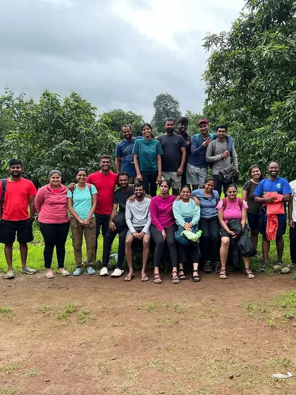 A large group photo from one of our treks. So many new friends and memories made.