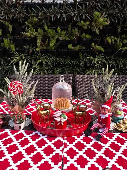 Christmas magic is in the air. A beautiful tablescape with my festive decor, perfect for making memories.