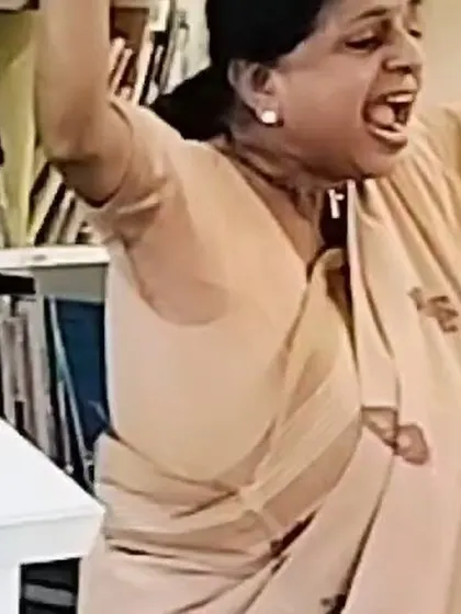 The energy of a story is something you feel in your whole body. This is a moment of pure expression, where the tale takes over and I am simply its vessel, sharing its joy and drama with the audience.