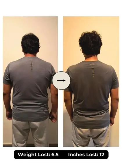 Avirag lost 6.5 kgs and 12 inches in 6 weeks and says he hasn't been happier in 10 years. He went from having zero workout knowledge to being consistent, focused, and confident.