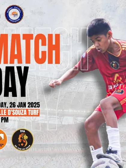 Match day announcement for our U15 team's MFA YPL Division 1 game against MH Oranje FC.