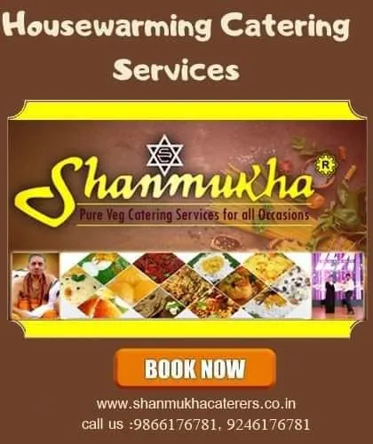 We provide specialized catering services for housewarming (Gruhapravesam) ceremonies, ensuring the food is pure, traditional, and perfect for welcoming blessings into your new home.