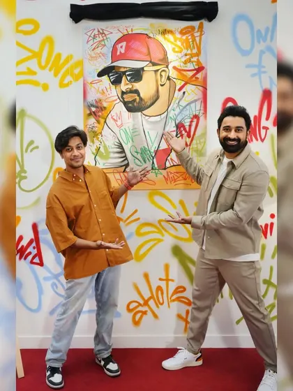 It was an honor to create this custom graffiti portrait for the legend Rannvijay Singha. We connected for a dope campaign with Uni-ball Posca markers, and he loved the final piece.