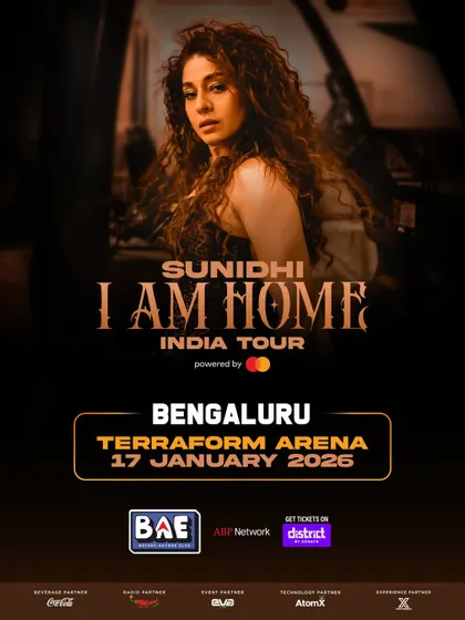 The Bengaluru poster with our key beverage, radio, tech, and experience partners.