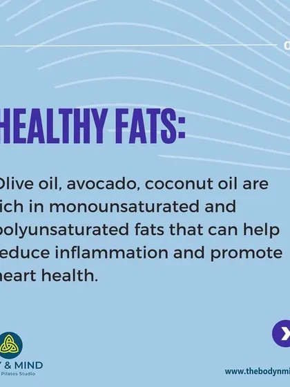 Healthy fats from sources like olive oil, avocado, and coconut oil are essential for reducing inflammation. These fats support heart health and are a critical part of a balanced, therapeutic diet.