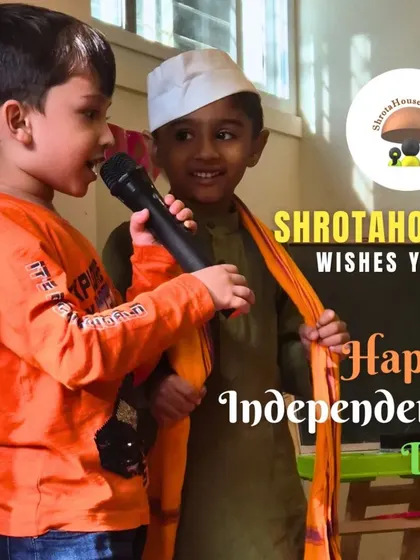 Happy Independence Day from our little patriots! We resolve to help the young children of Bharat keep our beautiful Indian Art Music thriving.