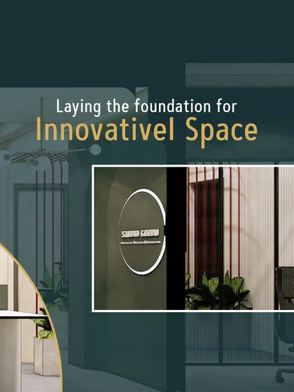 I believe in laying the foundation for innovative spaces. This graphic represents my commitment to building environments that are forward-thinking, functional, and tailored to the unique needs of each client.