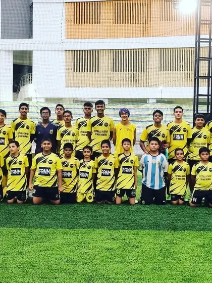 A group photo of our players and coaches from various age groups. This picture represents the breadth of our academy and the strong sense of community we have built.