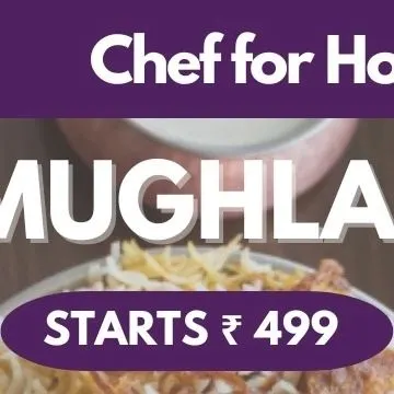 Indulge in a royal feast with our Mughlai cuisine specialist. We can prepare rich and aromatic dishes like biryani, kebabs, and kormas for your home party.