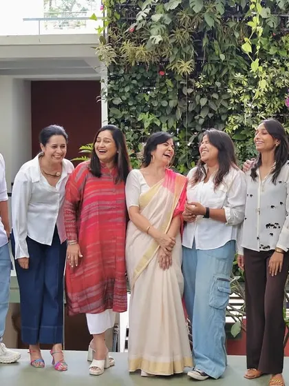 Candid moments are the best. The laughter and easy camaraderie in this photo show the strong bonds within our team, which we believe is the foundation of great collaboration.