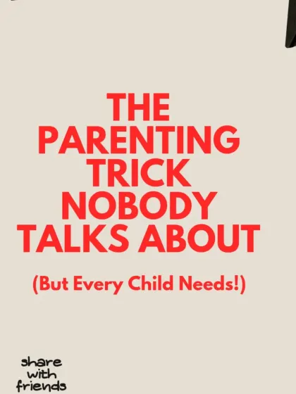 We call this the parenting trick that no one talks about, but every child needs. It’s a simple, powerful way to connect with your child and help them navigate their world.