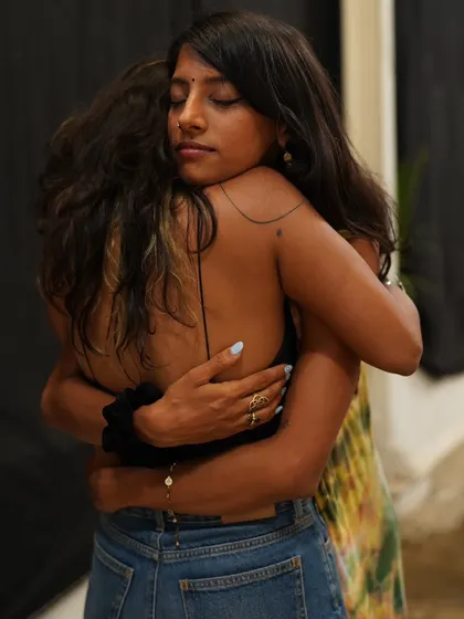 The power of a hug in a safe, supportive space. The warmth and love we shared during this women's retreat is indescribable. This is sisterhood.