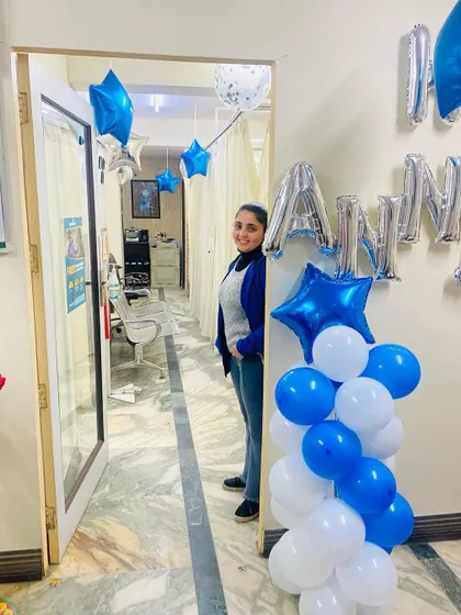 A snapshot from our clinic's anniversary party. Creating a positive and celebratory atmosphere is part of our clinic's culture.