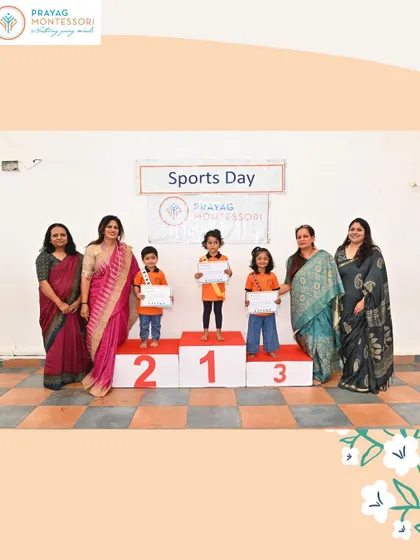 We believe in celebrating every child's effort and success, as seen here on our JP Nagar Sports Day.