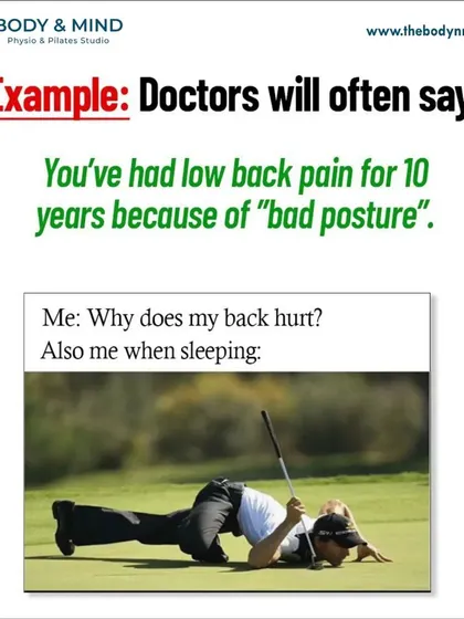 A duplicate of the back pain meme.