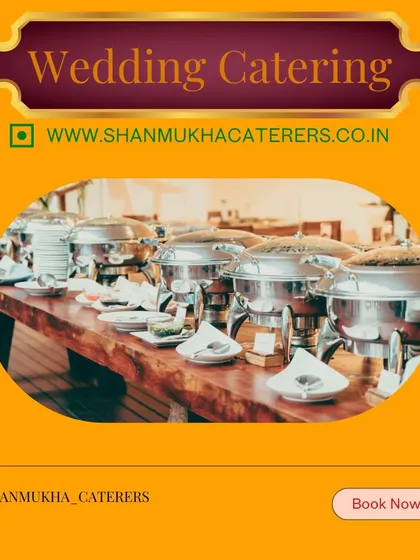A snapshot of our wedding catering buffet line, featuring traditional chafing dishes that keep our pure vegetarian food warm and ready for your guests.