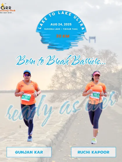 Born to break barriers. Our women ultra-runners ready for the Lake to Lake Ultra, a grueling race from Sukhna Lake to Tikkar Taal.