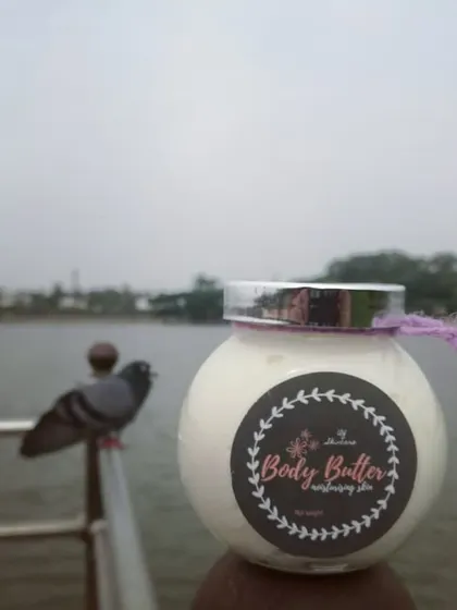 Another shot of my rich and creamy Body Butter. It's especially good for reducing stretch marks and soothing inflammation.