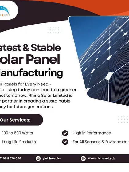 We offer the latest and most stable solar panel manufacturing. Our products range from 100 to 600 watts, are built for a long life, and perform in all seasons and environments.