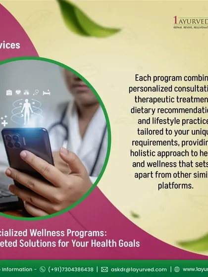 Each of our programs combines personalized consultations, therapeutic treatments, and dietary recommendations. This holistic approach, tailored to your unique requirements via modern tools, is what sets our platform apart.
