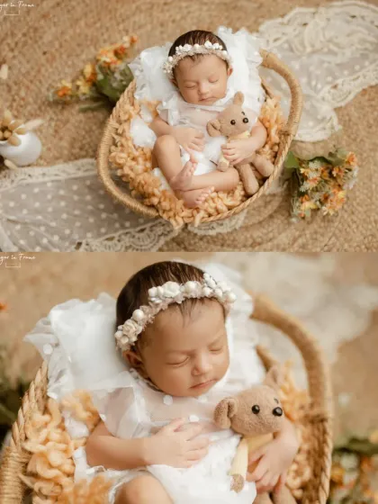 A comparison of two beautiful shots from the same session, one wide and one close-up.