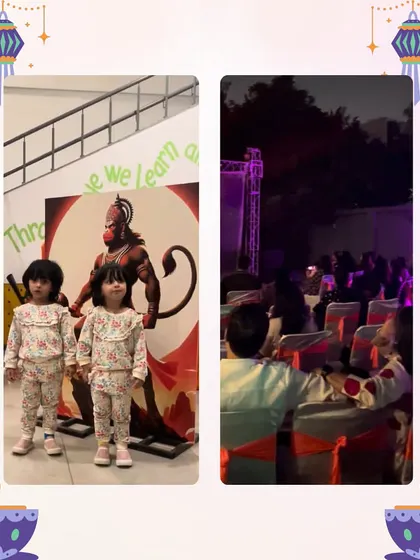 More moments from our spectacular Ramayana Laser Show. The wonder in the children's eyes as they watched the epic story unfold was truly magical.