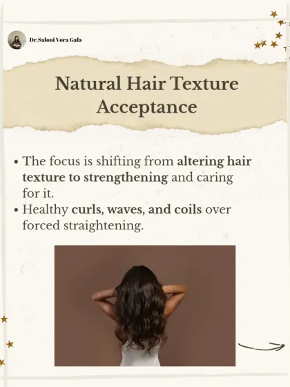 There is a positive shift towards accepting and caring for our natural hair texture. The focus should be on strengthening and nourishing your curls, waves, and coils, not forcing them into a different shape with damaging treatments.