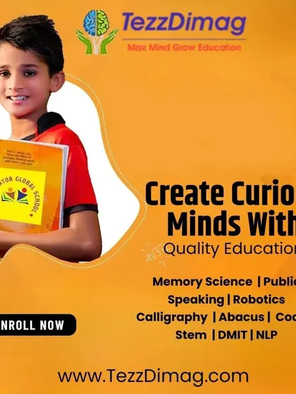 Create curious minds with quality education. Enroll your child in our programs like Memory Science, Public Speaking, Robotics, and more.