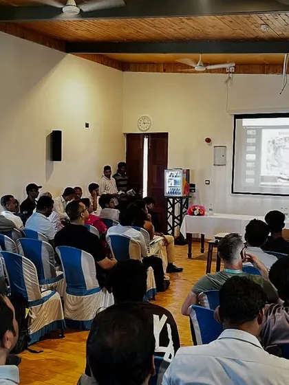 Presenting at my first conference for INSCA. I was grateful for the opportunity to share my knowledge on the science behind Olympic lifting and its application across different sports.