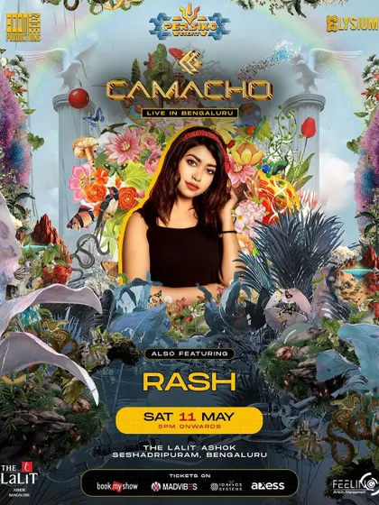 My feature on the poster for the Camacho show at The Lalit Ashok. Being on the bill for such a major event in the city is always a huge thrill.