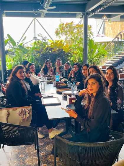 Lunch with my students after the certification ceremony. We are more than just a class, we are a community.