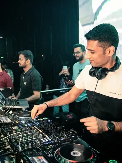 In the zone, mixing tracks for the energetic Pune crowd at Millers.