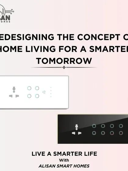 We are redesigning the concept of home living for a smarter tomorrow. Our smart touch switches, available in black and white, are the key to living a smarter life with Alisan Smart Homes.