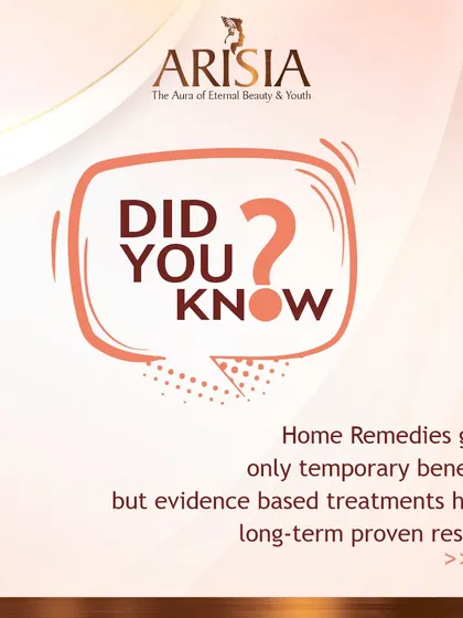 Did you know? While home remedies can offer temporary benefits, evidence-based clinical treatments provide long-term, proven results for your skin concerns.