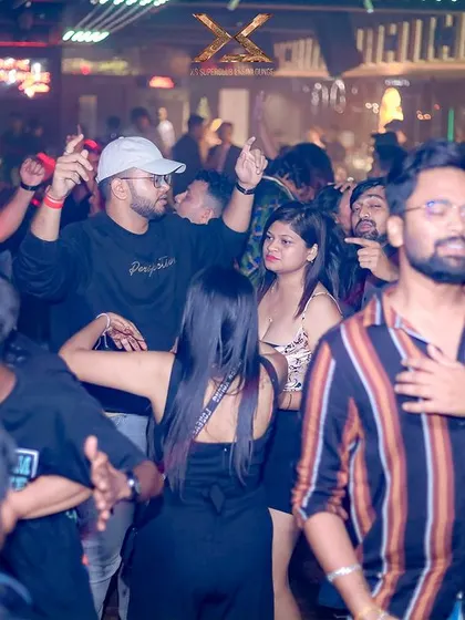 A snapshot of the vibrant nightlife scene in Bhubaneswar.