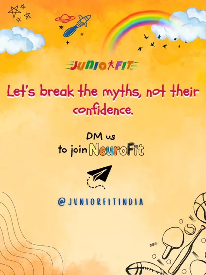 Let's break the myths, not their confidence. Our NeuroFit program is designed to build children up, providing a positive and empowering fitness experience for everyone.