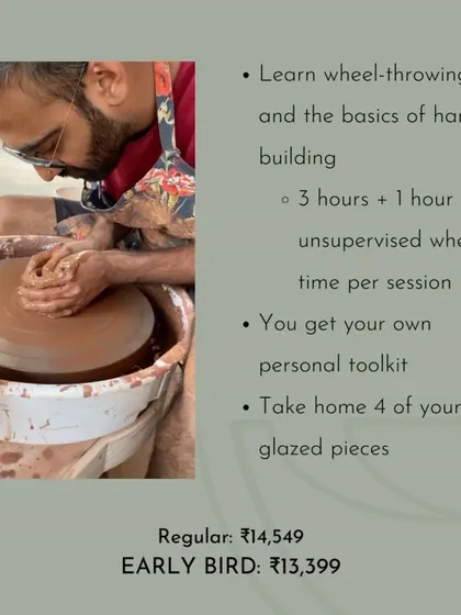 More details on our month-long course, highlighting the hands-on learning and the pieces you get to take home.