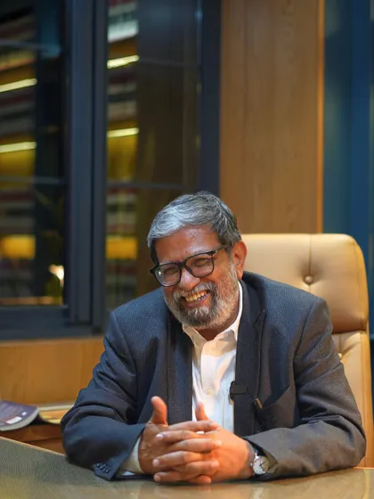 A candid moment in the office. I believe leadership is about being approachable and staying connected with the aspirations of all our colleagues, especially the younger generation. It is their energy and new ideas that will help us build a stronger, more dynamic bar for the future.