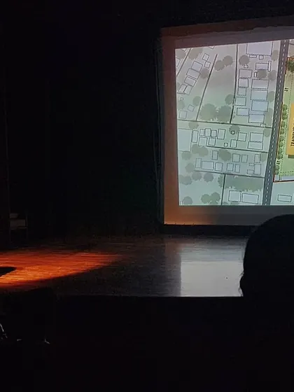 Our team member Gowri Rao presenting our WAF-shortlisted project at Designuru.