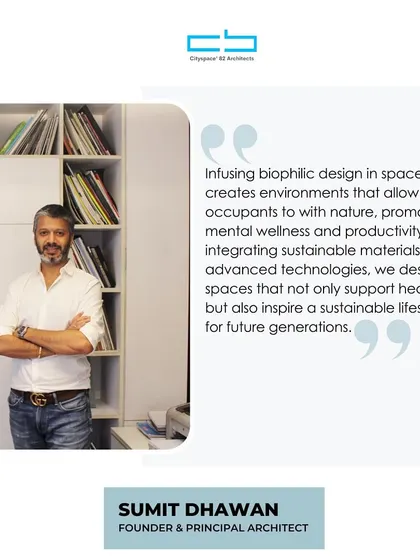 We believe in innovating spaces with biophilic design to promote a healthy and sustainable lifestyle. Integrating natural elements enhances well-being, fosters a connection with nature, and creates rejuvenating environments.