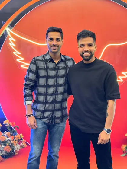 A great moment with Bhuvi. Our partnership is built on years of hard work, trust, and mutual respect.