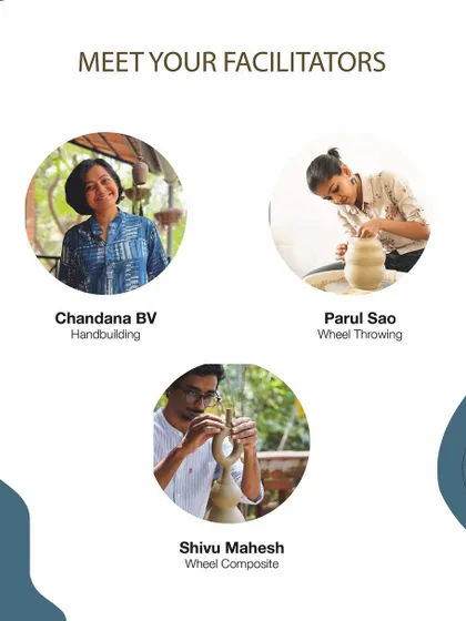 Meet some of the expert facilitators who will guide you through your Foundation Program journey. Our team includes specialists in hand-building, wheel throwing, and creating composite forms, each bringing their unique expertise to the studio.