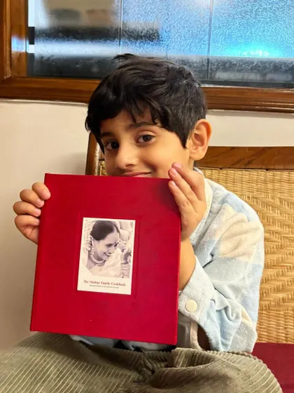 From one generation to the next. Seeing a family's legacy passed down through our cookbooks is the most rewarding part of our work. We loved putting this special book together for the Mathur family, ensuring their stories and recipes are preserved.
