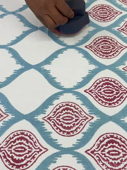 We welcome you to our garden studio for a hands-on workshop. Learn the ancient art of block printing, try your hand at natural dyeing, and design your own unique piece with vintage blocks from our archives.