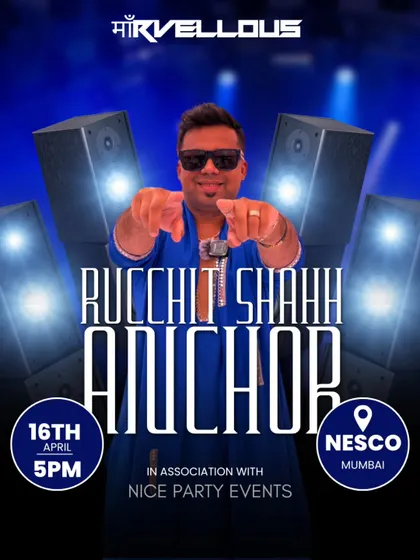 Tonight, the stage is mine at NESCO, Mumbai. Teaming up with Nice Party Events for what's going to be an epic night.