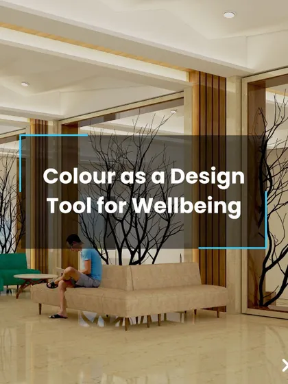 Color is an active design tool for well-being. This image introduces our strategic use of color psychology to shape perception, reduce stress, and support physical and emotional recovery in healthcare spaces.
