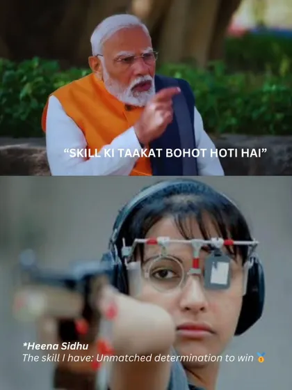 Unmatched determination to win. Heena Sidhu is a perfect example of the grit required to be a top shooter.